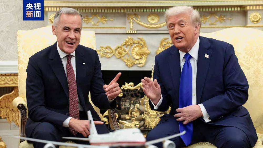 特朗普会见卡尼 再次暗示将吞并加拿大